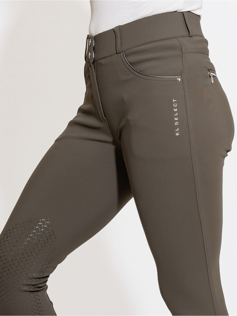 KL Select Ladies women’s Gabrielle breeches knee patch